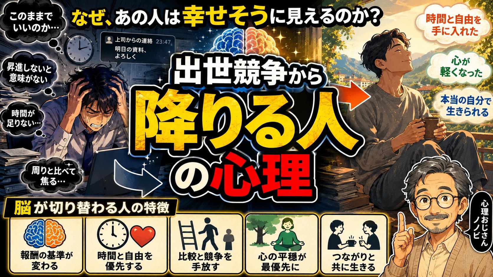 仕事の予定と自分の時間を見比べながら働き方を考える人